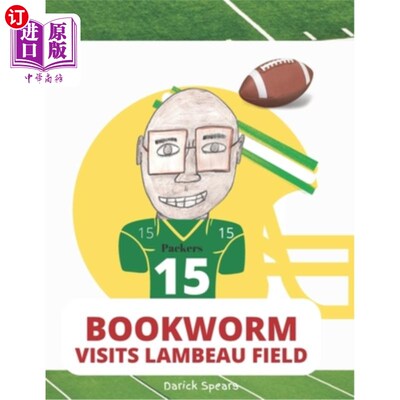 海外直订Bookworm Visits Lambeau Field 书虫参观兰博球场