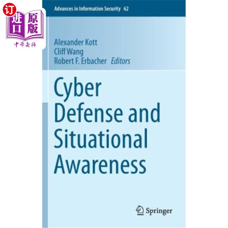 海外直订Cyber Defense and Situational Awareness 防御和态势感知
