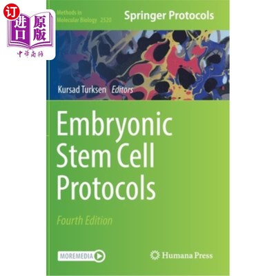 海外直订Embryonic Stem Cell Protocols 胚胎干细胞协议