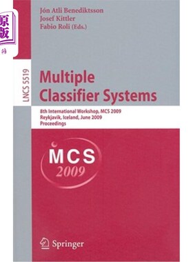 海外直订Multiple Classifier Systems 多分类器系统