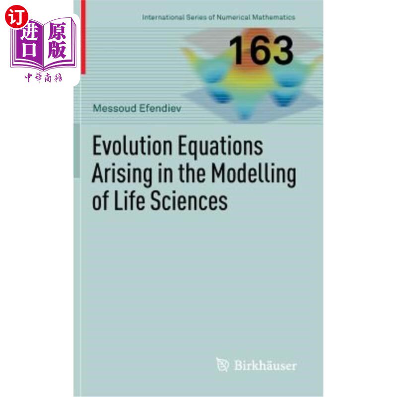 海外直订Evolution Equations Arising in the Modelling of Life Sciences 生命科学建模中的演化方程