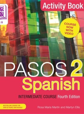 海外直订Pasos 2 (Fourth Edition) Spanish Intermediate Co... Pasos 2(第四版)西班牙语中级课程