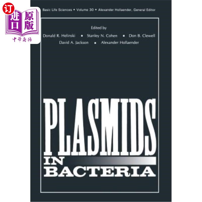 海外直订医药图书Plasmids in Bacteria 细菌中的质粒