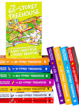 英文原版 The  Storey Treehouse 小屁孩树屋历险记系列 英文原版 疯狂树屋历险记 6-12岁 儿童章节冒险故事书【中商原版】