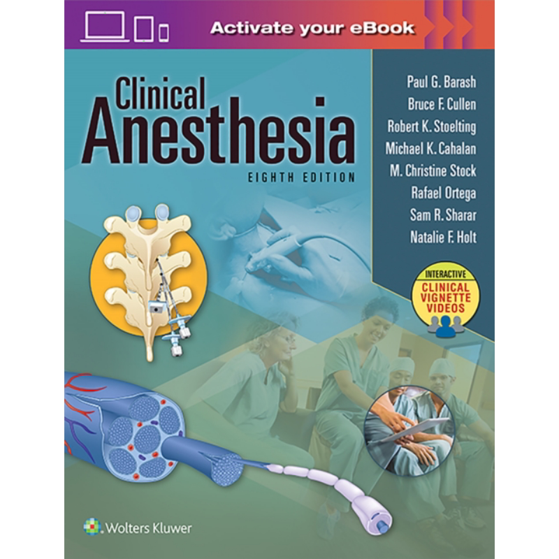 现货 临床麻醉 第八版 第8版 Clinical Anesthesia 8e 英文原版 Paul G Barash 麻醉学 医学 Doody BMA医学图书奖【中商原版】