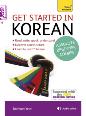 海外直订Get Started in Korean Absolute Beginner Course 开始在韩国绝对初学者课程