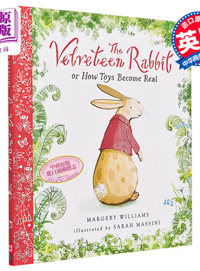 Sarah Massini The Velveteen Rabbit 绒毛兔 儿童文学绘本 Nosy Crow经典系列 小初文学故事图画书 英文原版进口【中商原版】