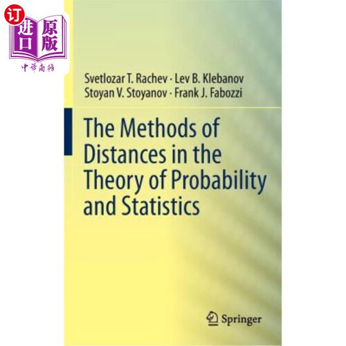 海外直订The Methods of Distances in the Theory of Probability and Statistics 概率统计中的距离和方法