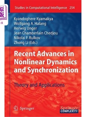 海外直订Recent Advances in Nonlinear Dynamics and Synchronization: Theory and Applicatio 非线性动力学与同步的最新进