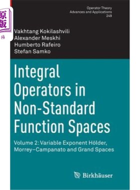 海外直订Integral Operators in Non-Standard Function Spaces: Volume 2: Variable Exponent  非标准函数空间中的积分算子