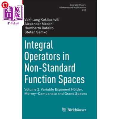 海外直订Integral Operators in Non-Standard Function Spaces: Volume 2: Variable Exponent  非标准函数空间中的积分算子