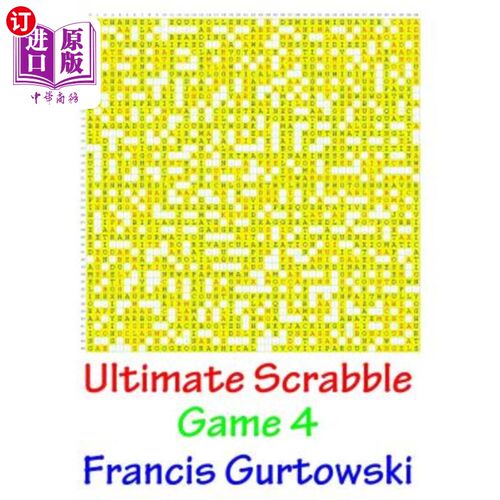 海外直订Ultimate Scrabble Game 4 终极拼字游戏4