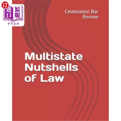 海外直订Multistate Nutshells of Law 《多状态法律纲要》