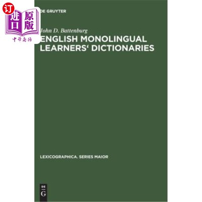 海外直订English monolingual learners' dictionaries 英语单语学习者词典