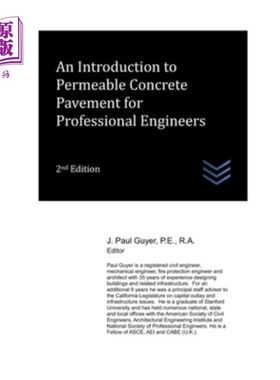 海外直订An Introduction to Permeable Concrete Pavement for Professional Engineers 专业工程师导论透水混凝土路面