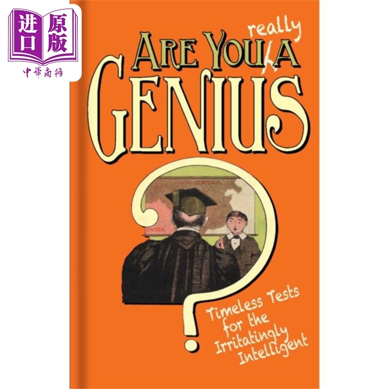 现货 你真的是天才吗 Are You Really a Genius Timeless Tests 英文原版 Robert A Streeter【中商原版】