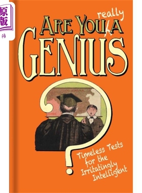 现货 你真的是天才吗 Are You Really a Genius Timeless Tests 英文原版 Robert A Streeter【中商原版】