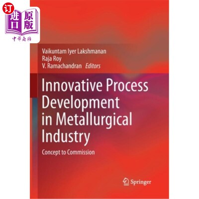 海外直订Innovative Process Development in Metallurgical Industry: Concept to Commission 冶金工业的创新工艺开发:从概