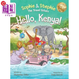 海外直订Hello Adventure for Kids Picture Safari 8岁儿 肯尼亚 ：适合4 Book Animal Ages 你好 Children Kenya