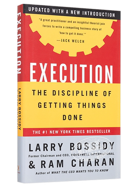 【中商原版】执行：如何完成任务的学问 英文原版 Execution: The Discipline of Getting Things Done