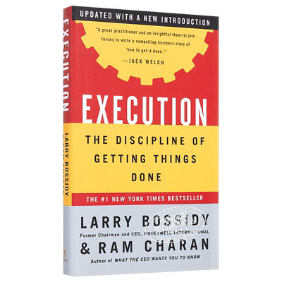 【中商原版】执行：如何完成任务的学问 英文原版 Execution: The Discipline of Getting Things Done