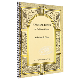 Harp Exercises for Agility and Speed 进口艺术 竖琴练习的灵活性和速度【中商原版】