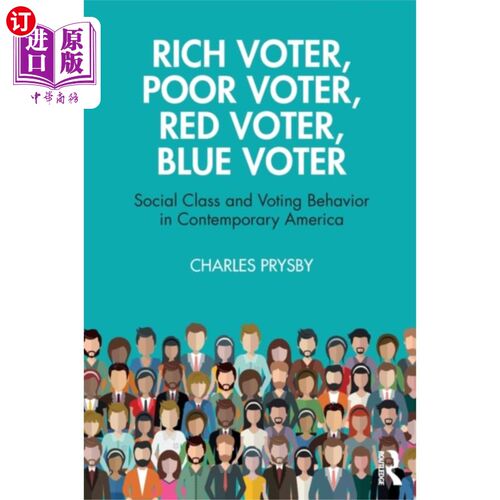 海外直订Rich Voter, Poor Voter, Red Voter, Blue Voter 富人选民，穷人选民，红色选民，蓝色选民