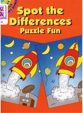 海外直订Spot-The-Differences Puzzle Fun 发现差异拼图乐趣