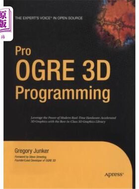 海外直订Pro Ogre 3D Programming 职业食人魔三维编程