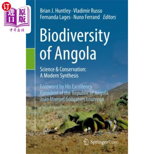 海外直订Biodiversity of Angola 安哥拉的生物多样性