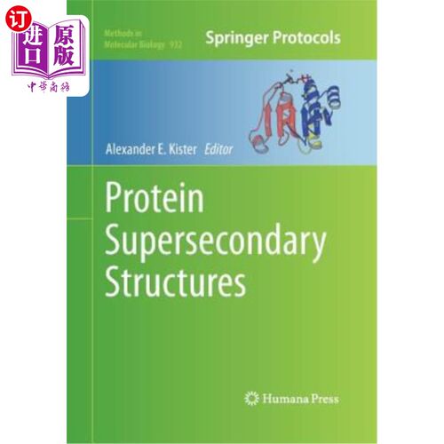海外直订Protein Supersecondary Structures 蛋白质超二级结构