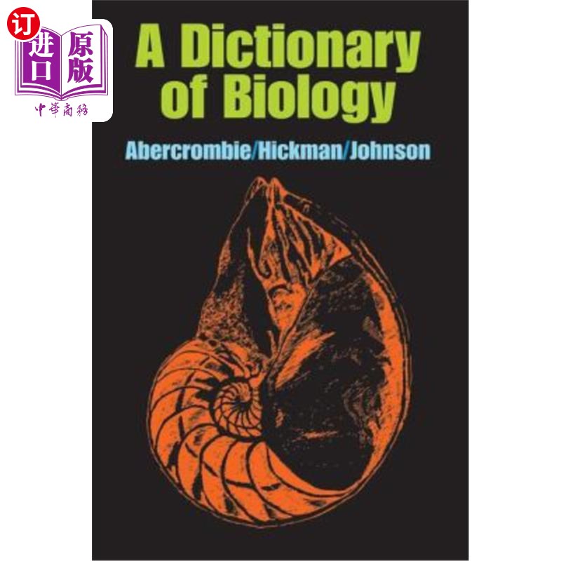 海外直订A Dictionary of Biology 生物学词典