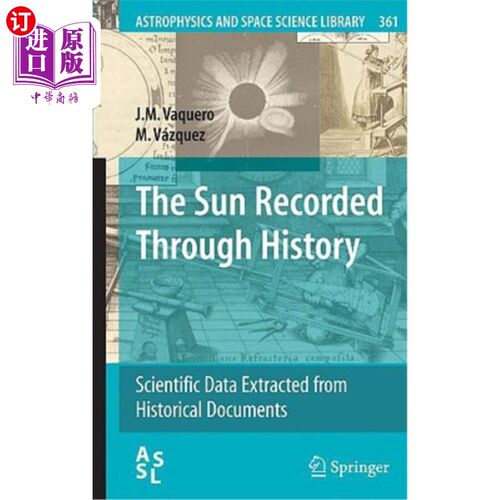 海外直订The Sun Recorded Through History 历史记载的太阳