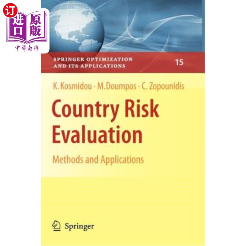 海外直订Country Risk Evaluation: Methods and Applications 国家风险评估:方法与应用