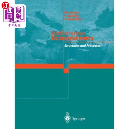 海外直订Mediterranean Ecosystems: Structures and Processes 地中海生态系统:结构和过程