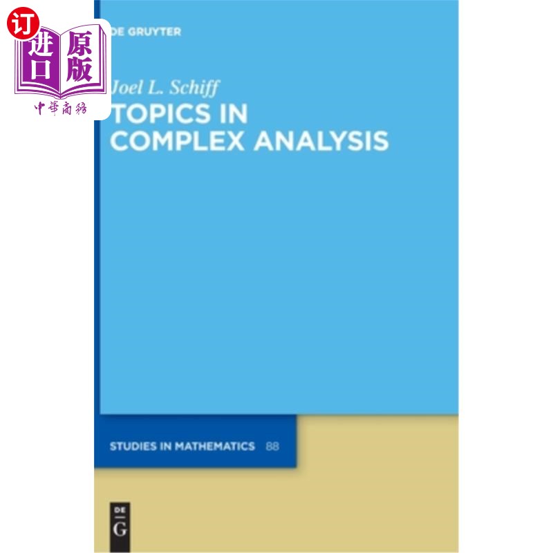 海外直订Topics in Complex Analysis 复杂分析中的主题