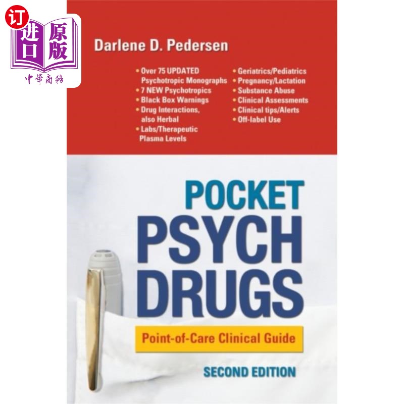 海外直订医药图书Pocket Psych Drugs 口袋里的心理药物