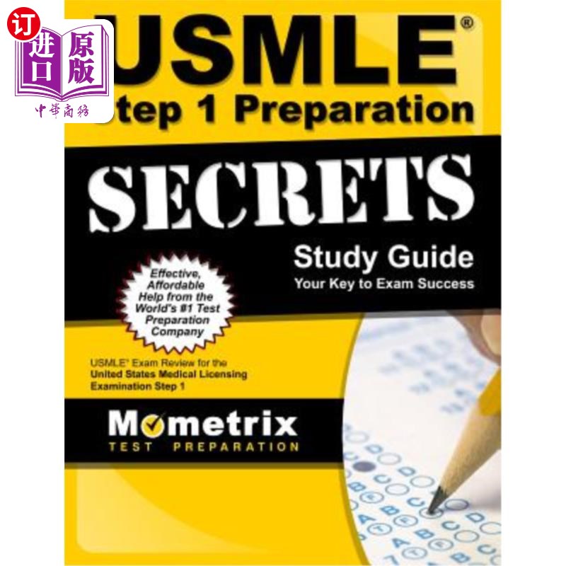 海外直订USMLE Step 1 Preparation Secrets Study Guide: USMLE Exam Review for the United S USMLE第一步准备秘密学习指