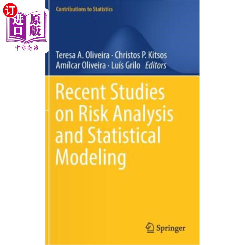 海外直订Recent Studies on Risk Analysis and Statistical Modeling 风险分析和统计建模的最新研究