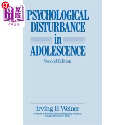 海外直订医药图书Psychological Disturbance In Adolesc 2E 青少年心理障碍2E