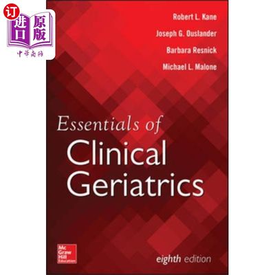 海外直订医药图书Essentials of Clinical Geriatrics, Eighth Edition 临床老年病学要领，第八版