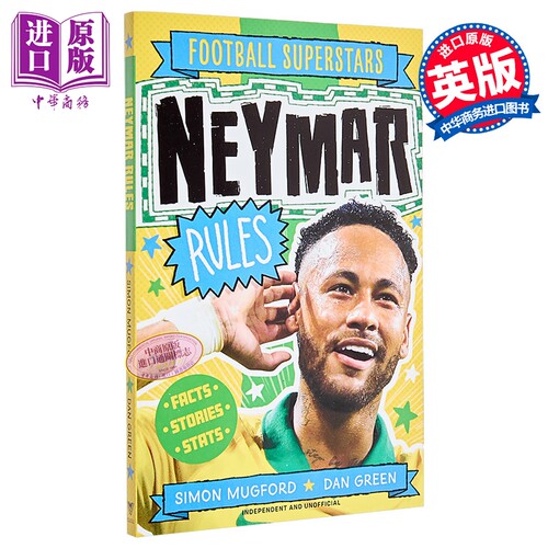 Football Superstars Neymar Rules 球星传：内马尔 英文原版 儿童绘本 早教认知 Simon Mugford 7-12岁【中商原版】
