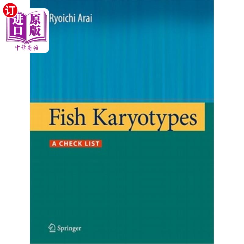 海外直订Fish Karyotypes: A Check List 鱼类核型：检查表