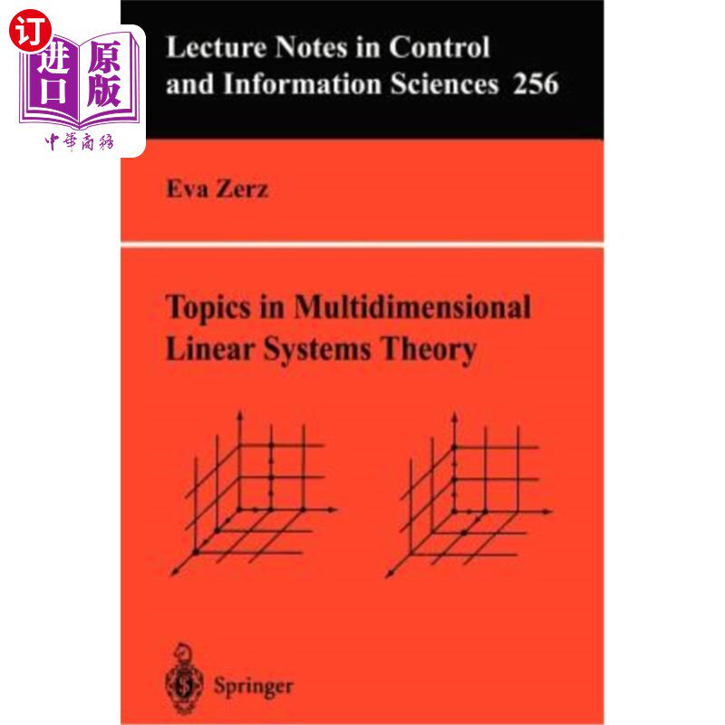 海外直订Topics in Multidimensional Linear Systems Theory 多维线性系统理论中的几个问题
