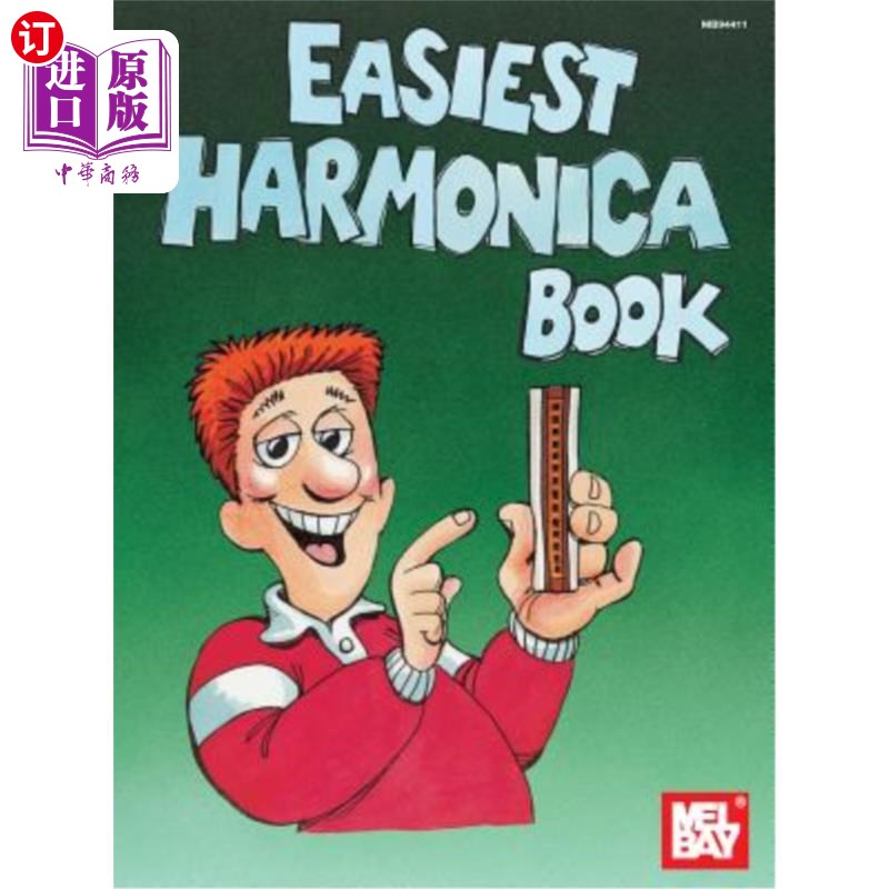 海外直订Easiest Harmonica Book 最简单的口琴书