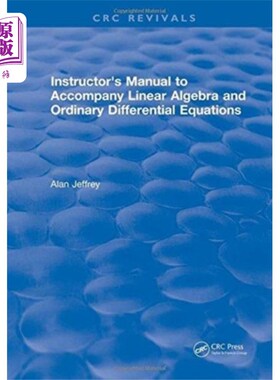 海外直订Instructors Manual to Accompany Linear Algebra a... 线性代数和常微分方程的教师手册