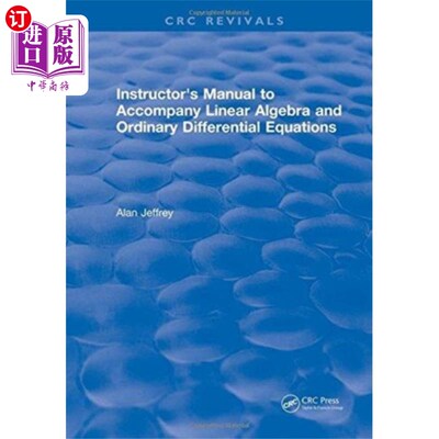 海外直订Instructors Manual to Accompany Linear Algebra a... 线性代数和常微分方程的教师手册