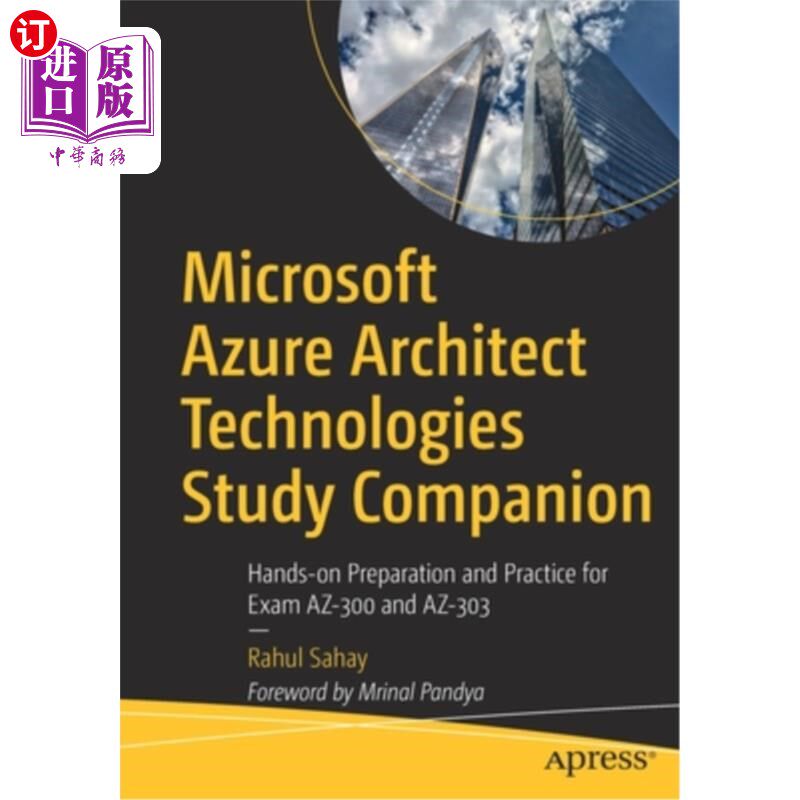 海外直订Microsoft Azure Architect Technologies Study Companion: Hands-On Preparation and 微软Azure架构师技术学习伙