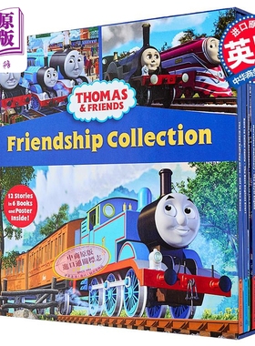Thomas & Friends Friendship Collection slipcase 托马斯和朋友们的友谊故事合集 6册12个故事 英文原版进口绘本【中商原版