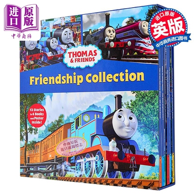 Thomas & Friends Friendship Collection slipcase 托马斯和朋友们的友谊故事合集 6册12个故事 英文原版进口绘本【中商原版